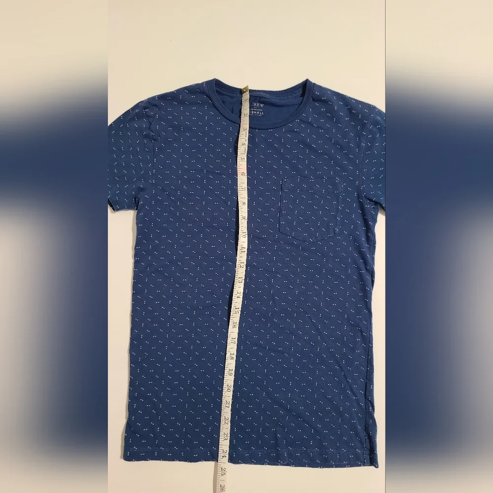 J.Crew slim washed blue‎ tshirt Mens size XS
